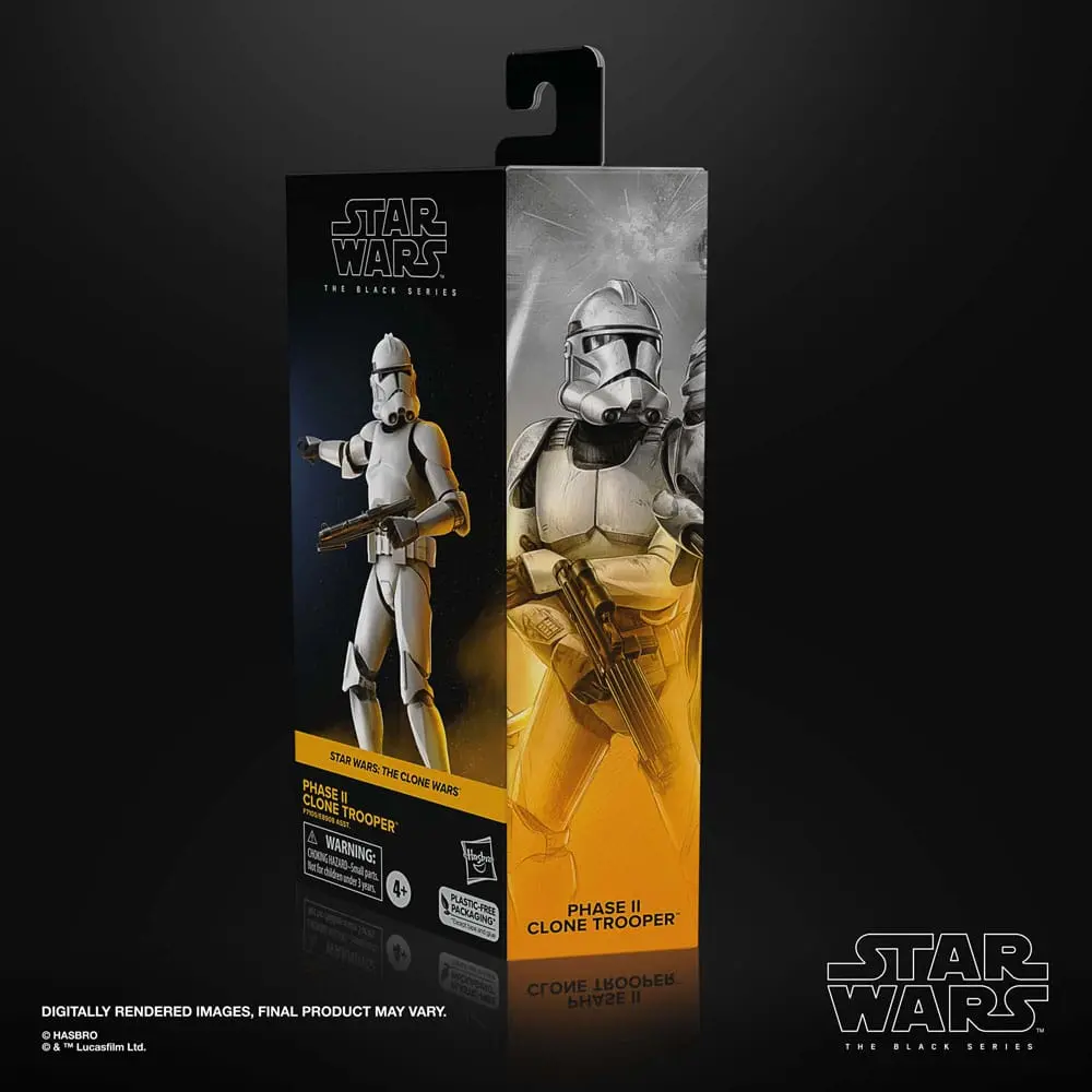 Star Wars: The Clone Wars Black Series Action Figure Phase II Clone Trooper 15 cm product photo
