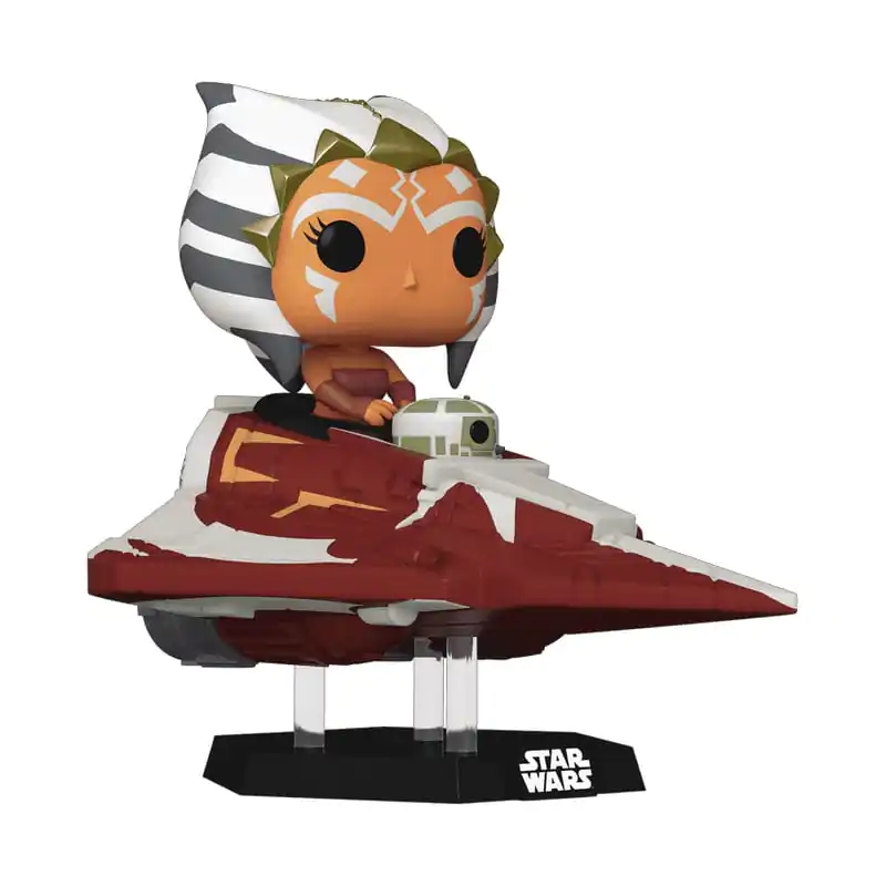 Star Wars: The Clone Wars Funko POP! Rides Vinyl Bobble-Head Ahsoka Tano in Delta 7 Jedi Starfighter 15 cm product photo