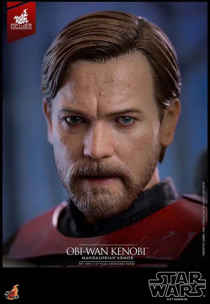 Star Wars: The Clone Wars Movie Masterpiece Action Figure 1/6 Obi-Wan (Mandalorian Armor) Hot Toys Exclusive 31 cm product photo