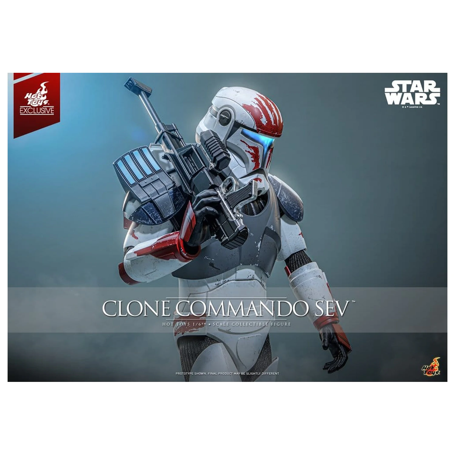 Star Wars: The Clone Wars Television Masterpiece Action Figure 1/6 Clone Commando Sev 30 cm product photo