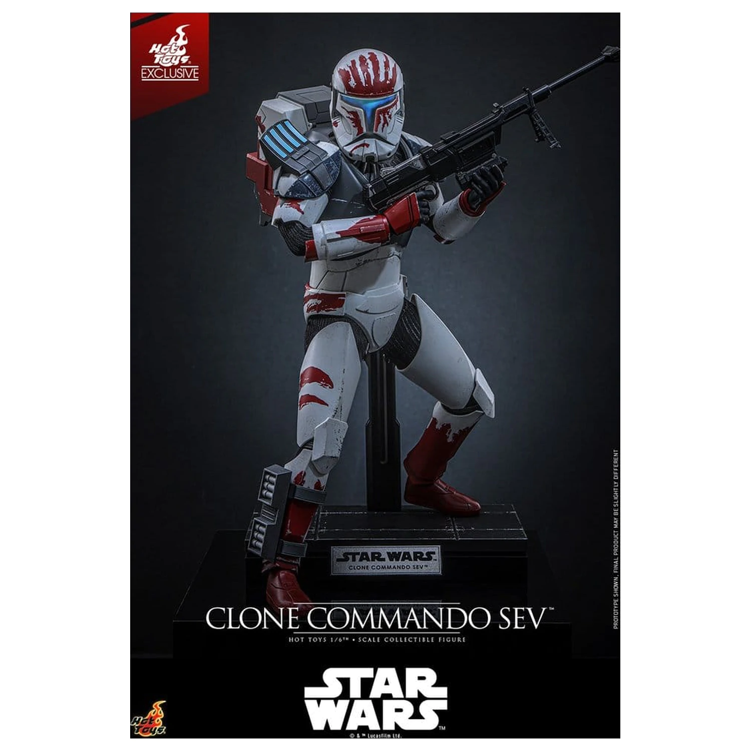 Star Wars: The Clone Wars Television Masterpiece Action Figure 1/6 Clone Commando Sev 30 cm product photo