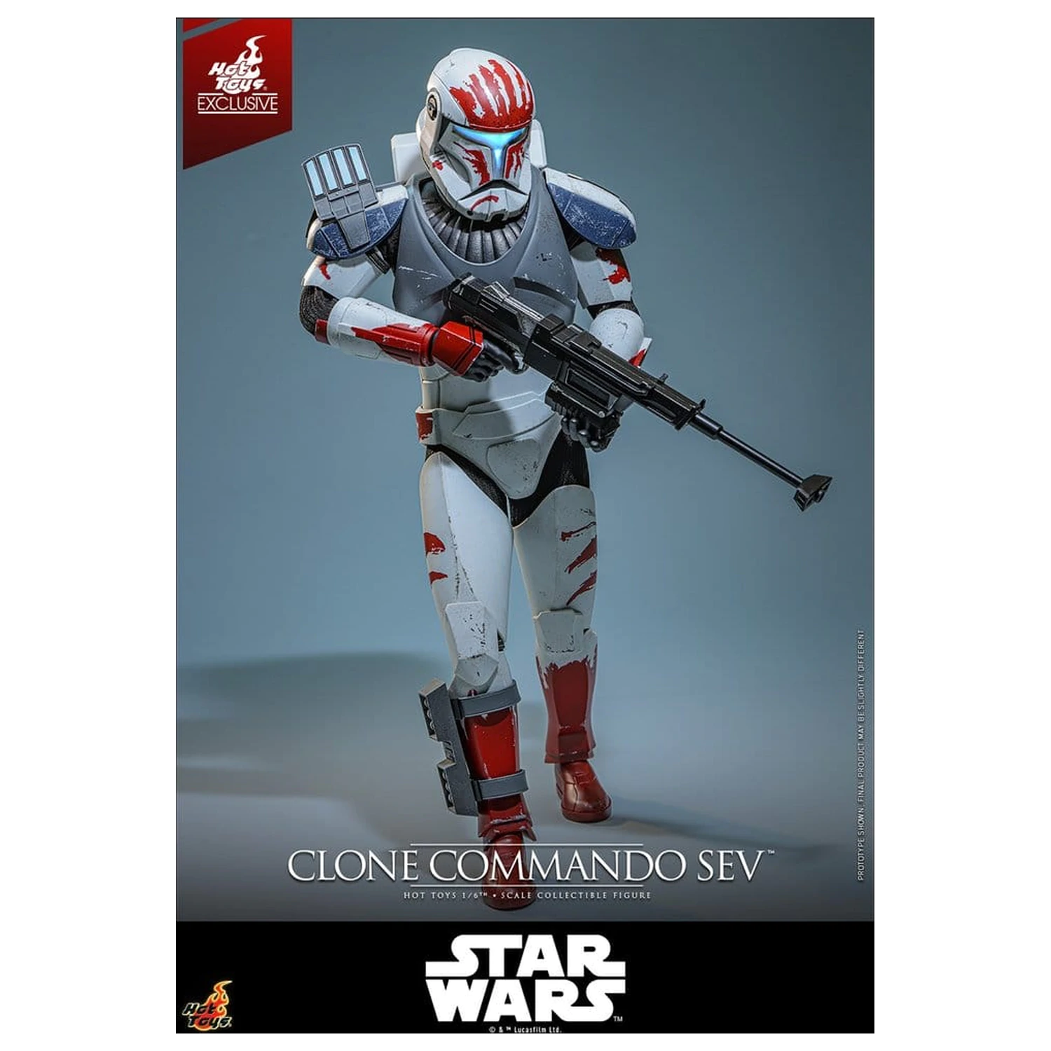 Star Wars: The Clone Wars Television Masterpiece Action Figure 1/6 Clone Commando Sev 30 cm product photo