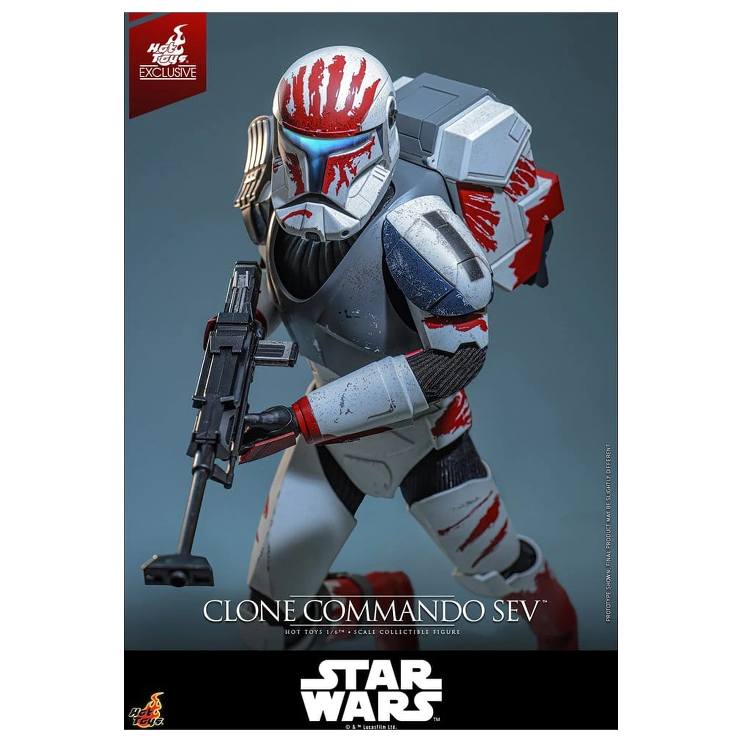 Star Wars: The Clone Wars Television Masterpiece Action Figure 1/6 Clone Commando Sev 30 cm product photo