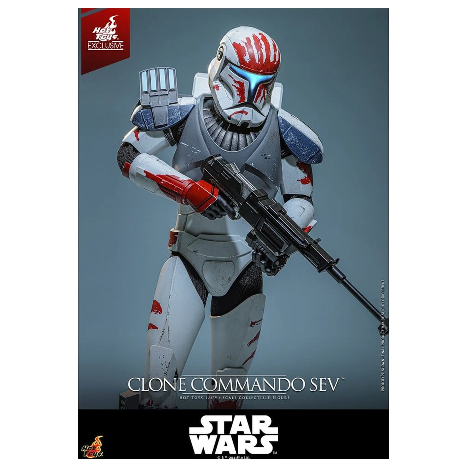 Star Wars: The Clone Wars Television Masterpiece Action Figure 1/6 Clone Commando Sev 30 cm product photo
