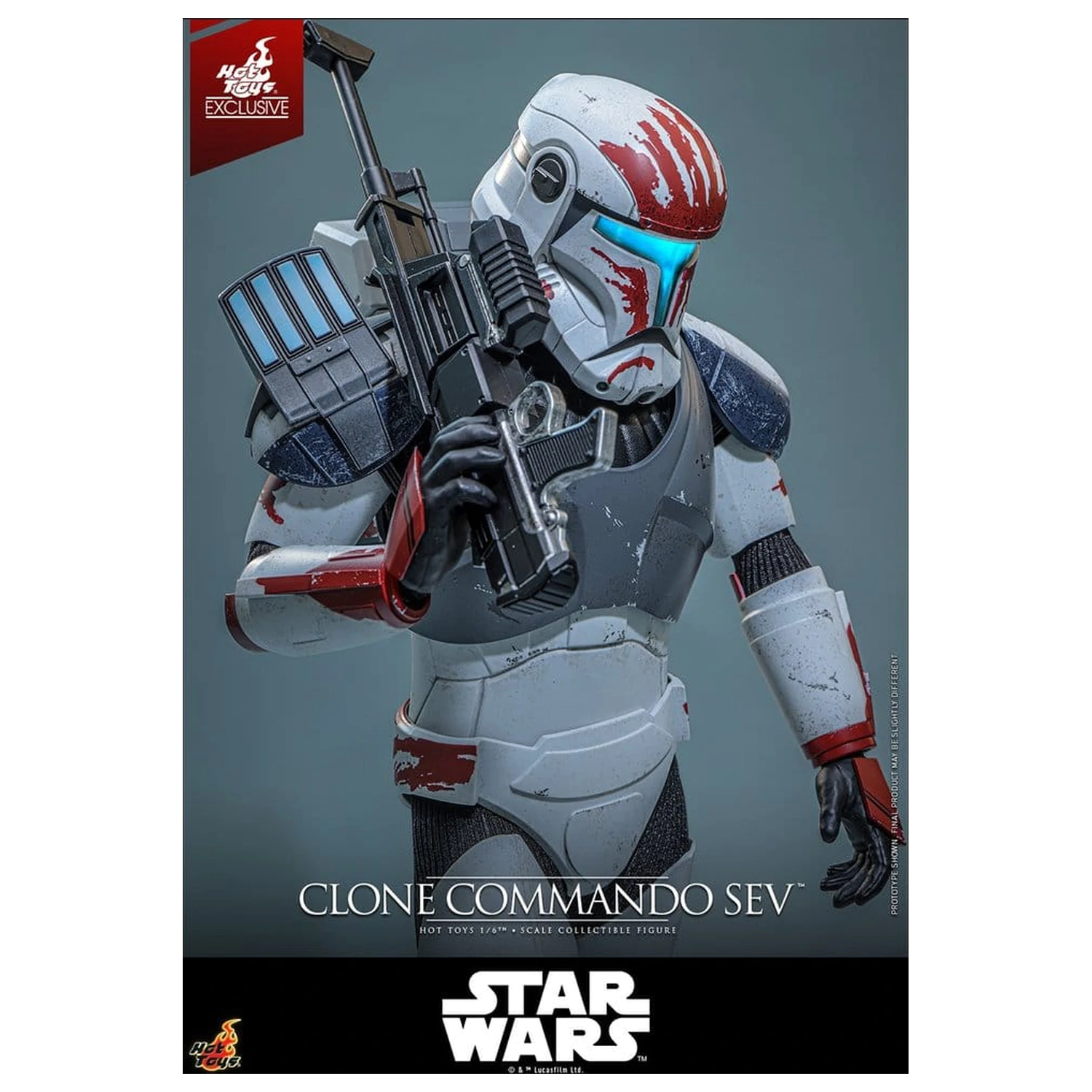 Star Wars: The Clone Wars Television Masterpiece Action Figure 1/6 Clone Commando Sev 30 cm product photo