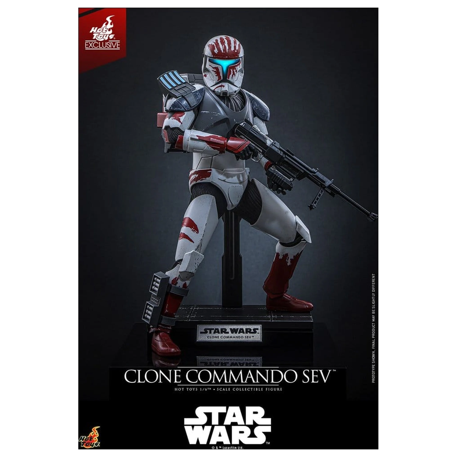 Star Wars: The Clone Wars Television Masterpiece Action Figure 1/6 Clone Commando Sev 30 cm product photo