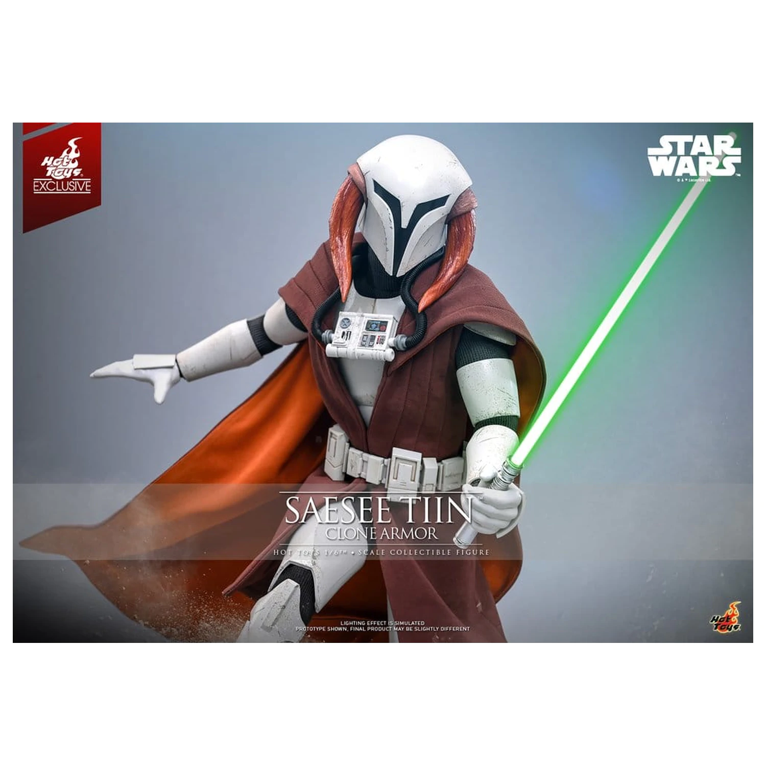 Star Wars: The Clone Wars Television Masterpiece Action Figure 1/6 Saesee Tiin (Clone Armor) 32 cm product photo