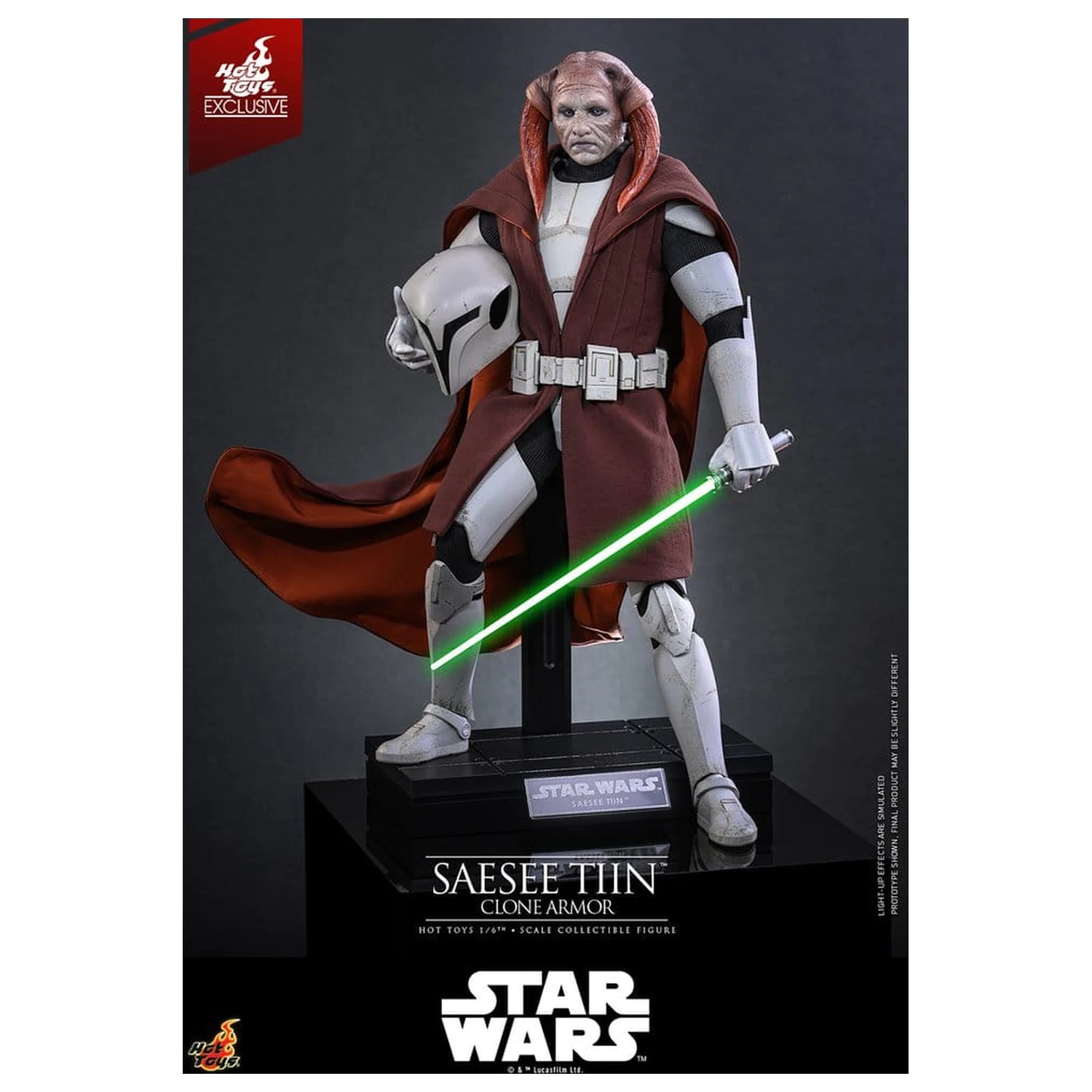 Star Wars: The Clone Wars Television Masterpiece Action Figure 1/6 Saesee Tiin (Clone Armor) 32 cm product photo