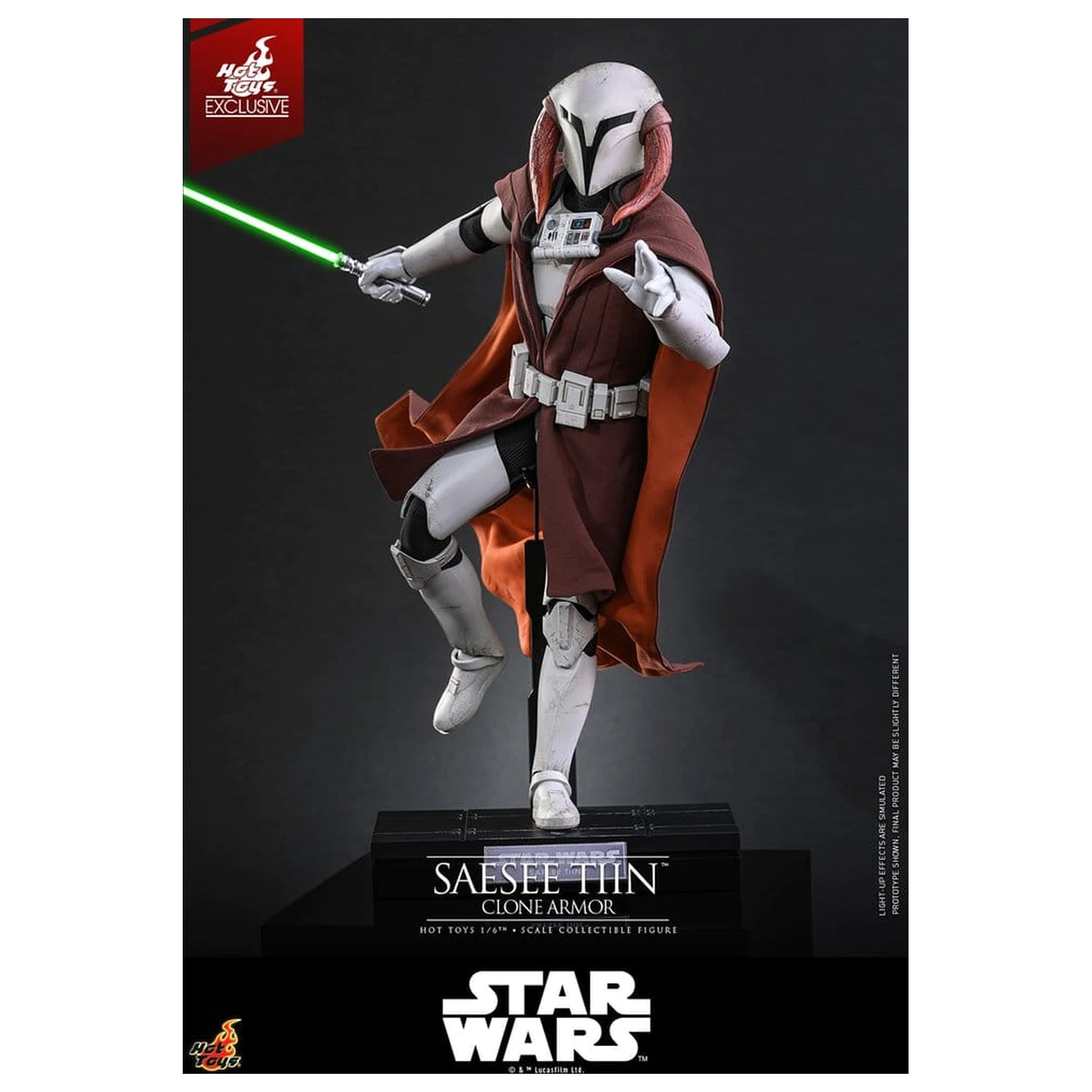 Star Wars: The Clone Wars Television Masterpiece Action Figure 1/6 Saesee Tiin (Clone Armor) 32 cm product photo