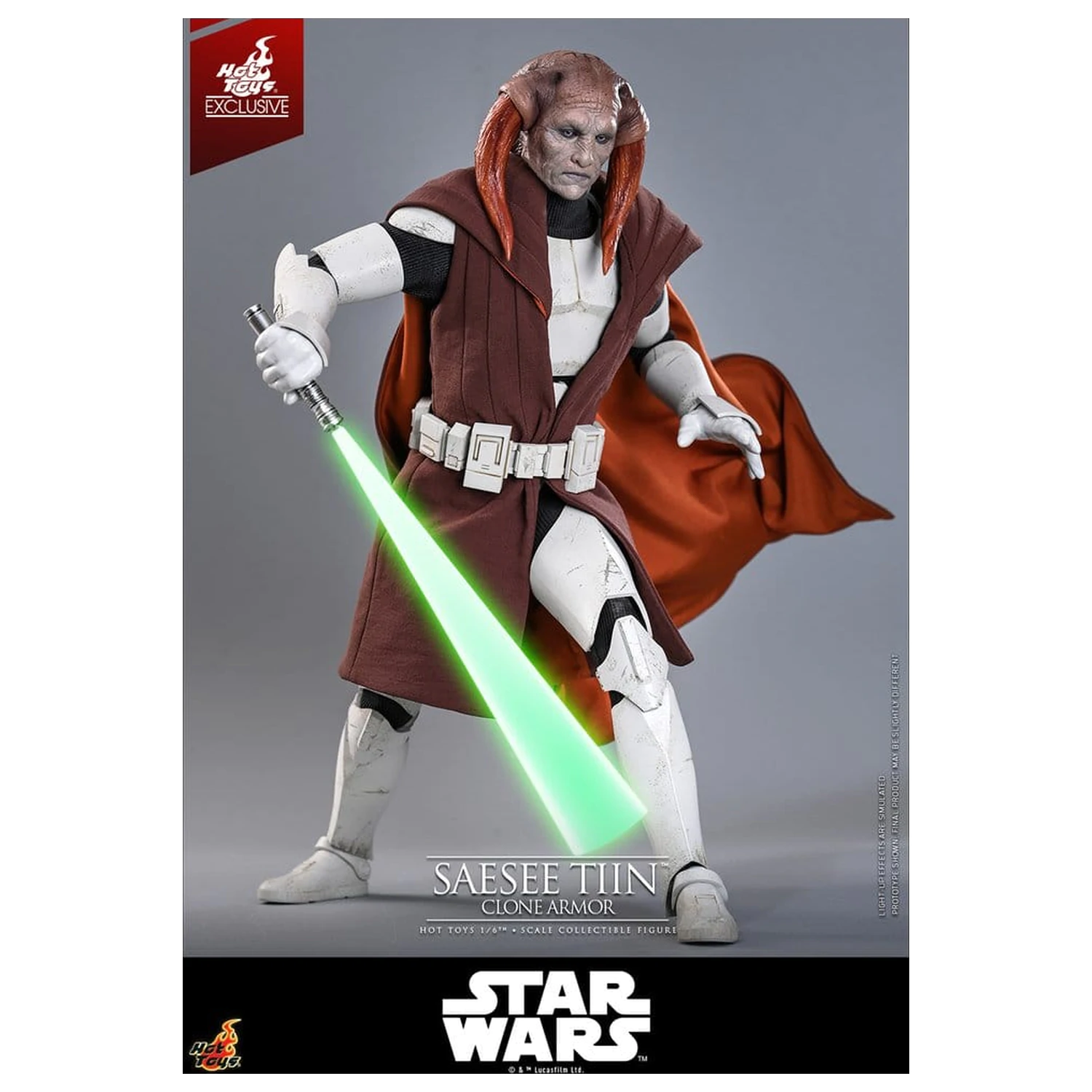 Star Wars: The Clone Wars Television Masterpiece Action Figure 1/6 Saesee Tiin (Clone Armor) 32 cm product photo
