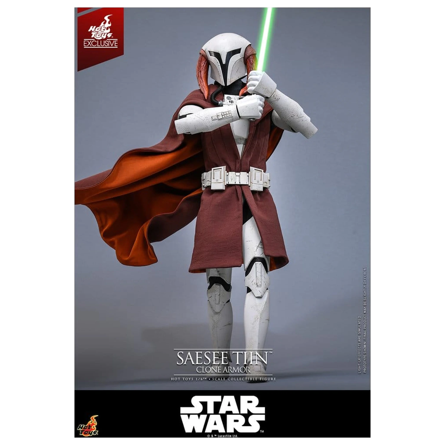 Star Wars: The Clone Wars Television Masterpiece Action Figure 1/6 Saesee Tiin (Clone Armor) 32 cm product photo