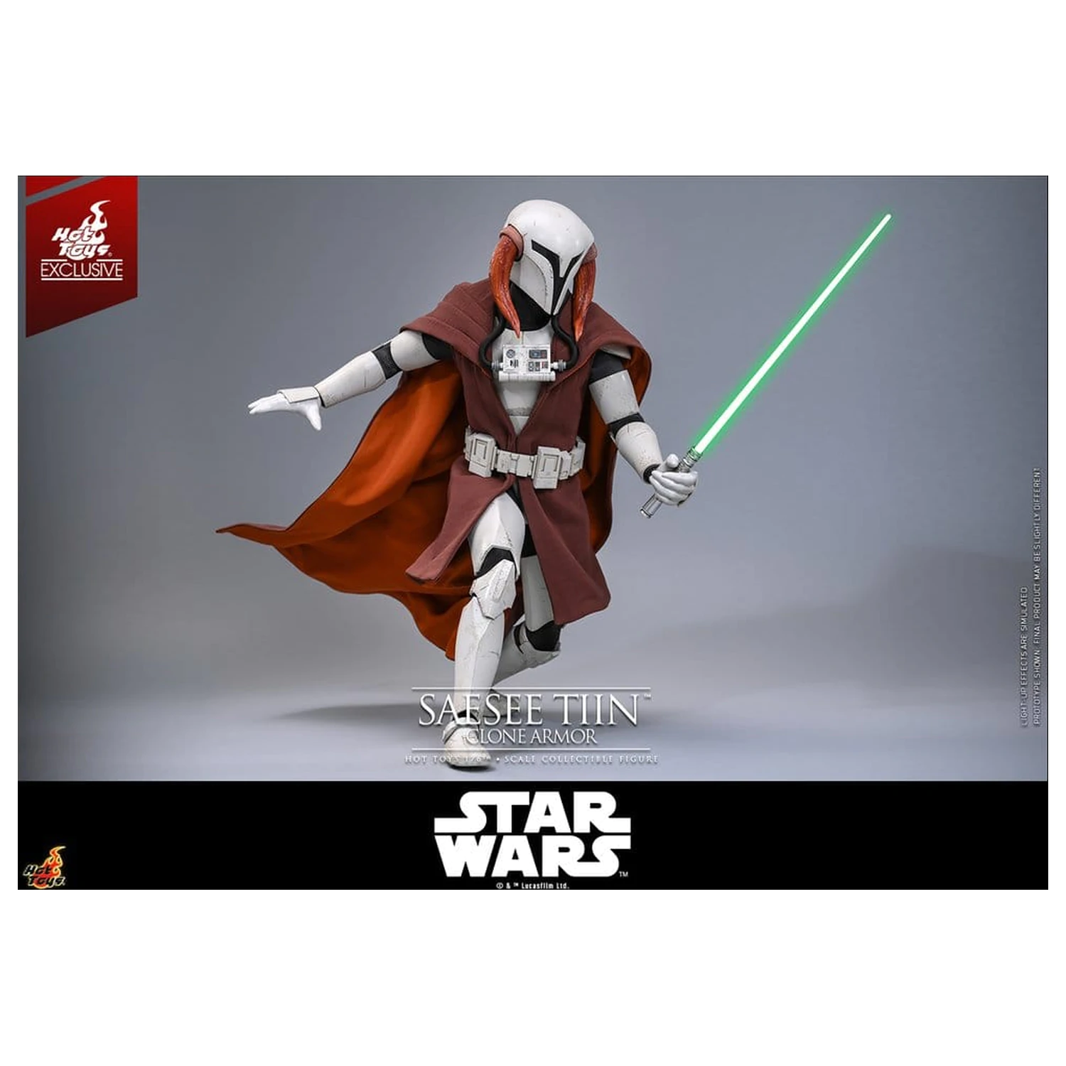 Star Wars: The Clone Wars Television Masterpiece Action Figure 1/6 Saesee Tiin (Clone Armor) 32 cm product photo