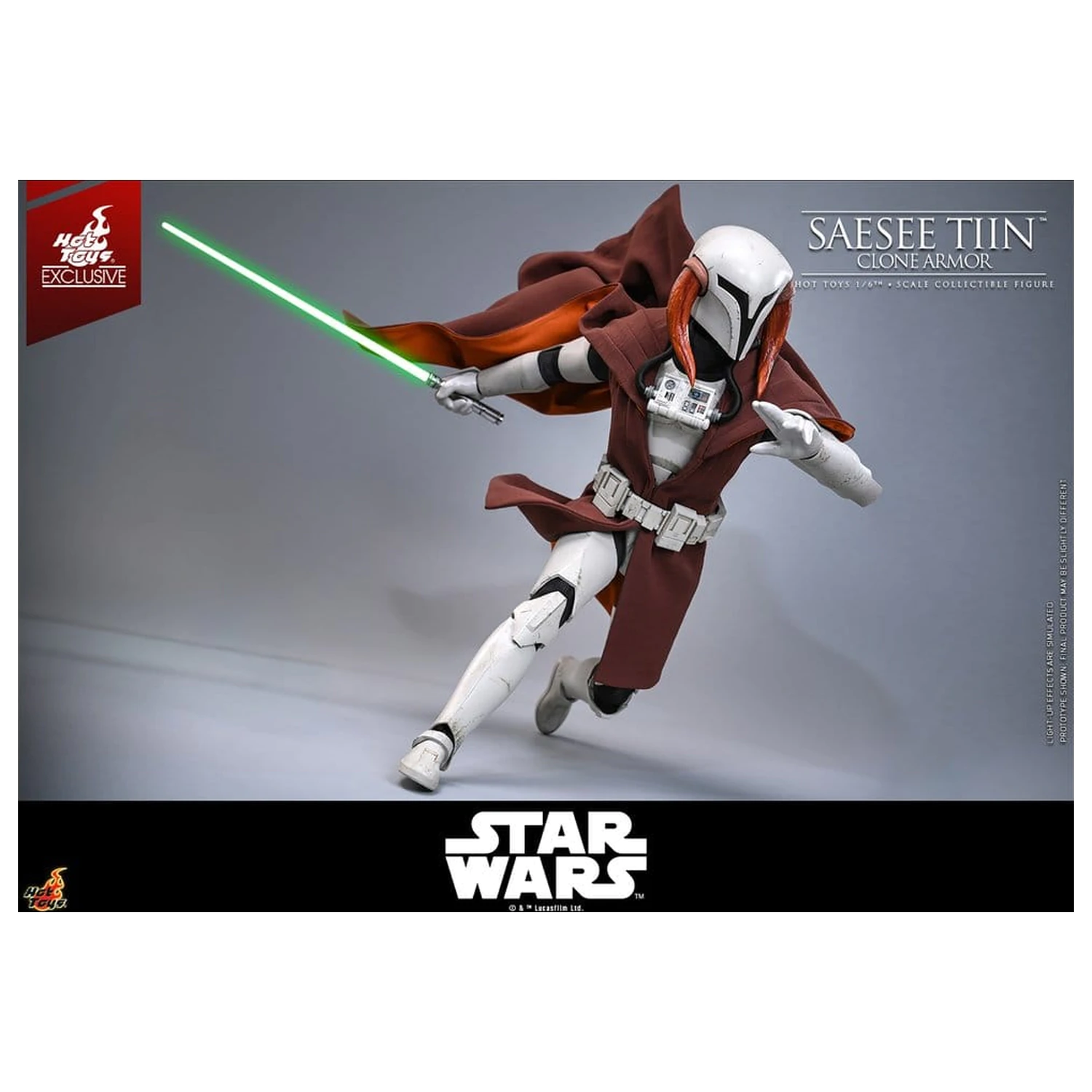 Star Wars: The Clone Wars Television Masterpiece Action Figure 1/6 Saesee Tiin (Clone Armor) 32 cm product photo