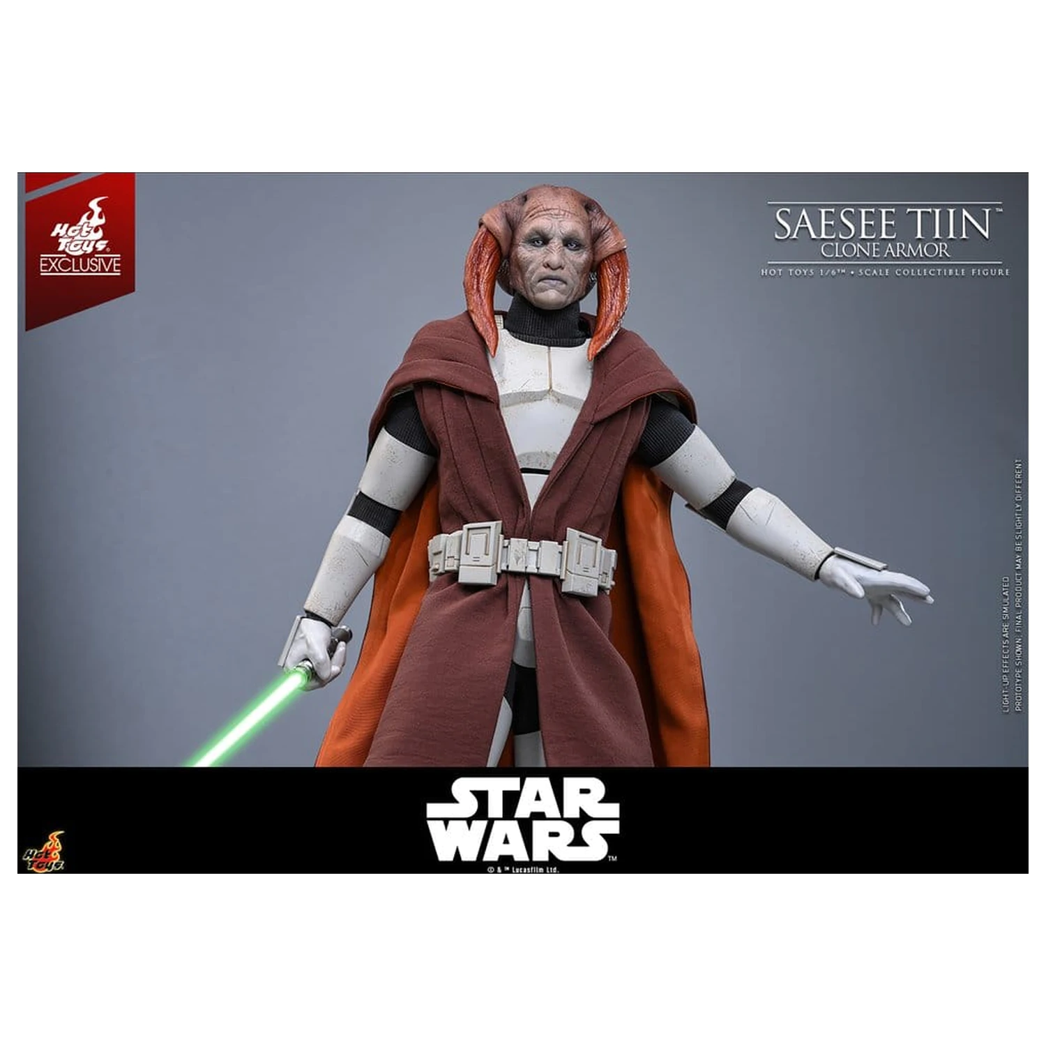 Star Wars: The Clone Wars Television Masterpiece Action Figure 1/6 Saesee Tiin (Clone Armor) 32 cm product photo