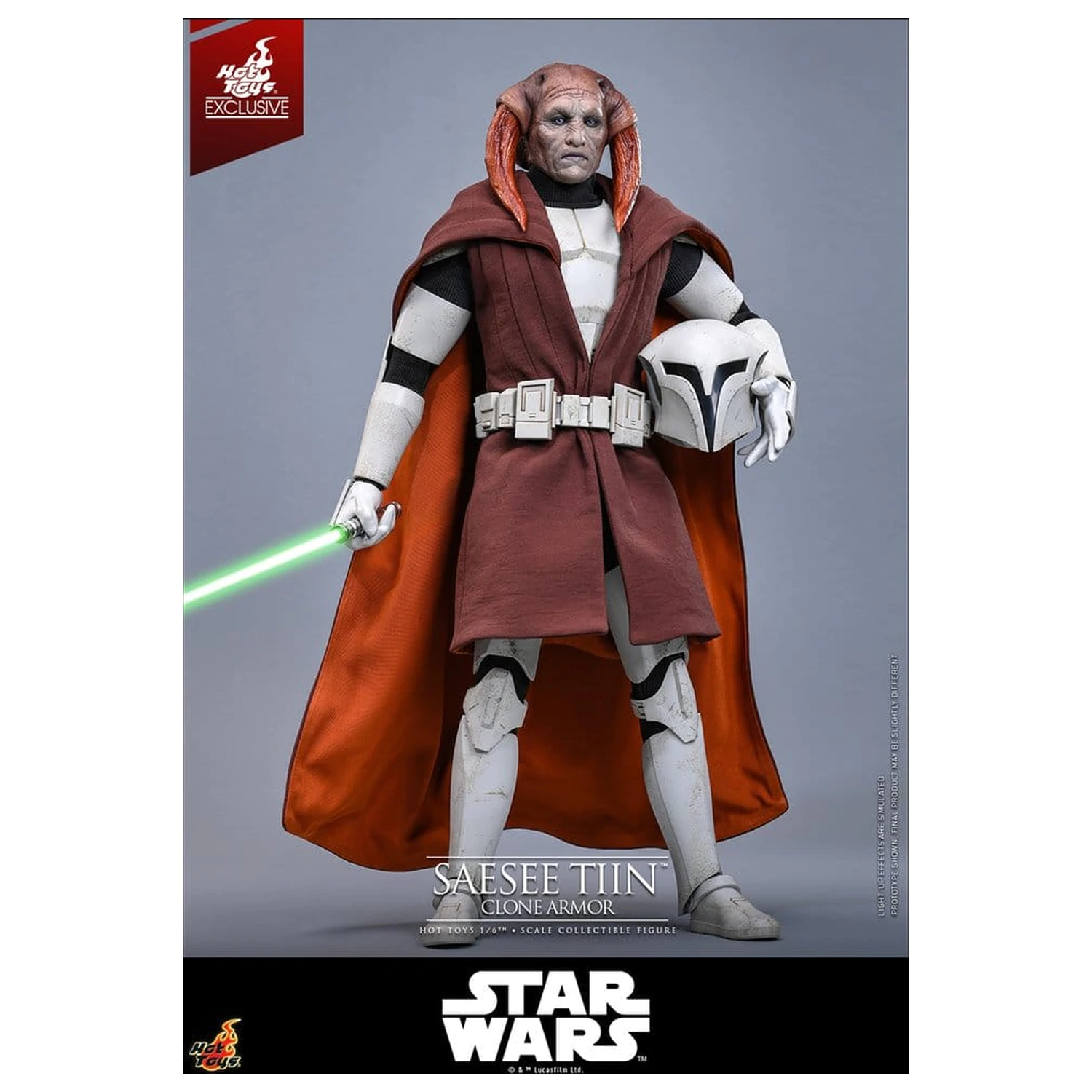 Star Wars: The Clone Wars Television Masterpiece Action Figure 1/6 Saesee Tiin (Clone Armor) 32 cm product photo