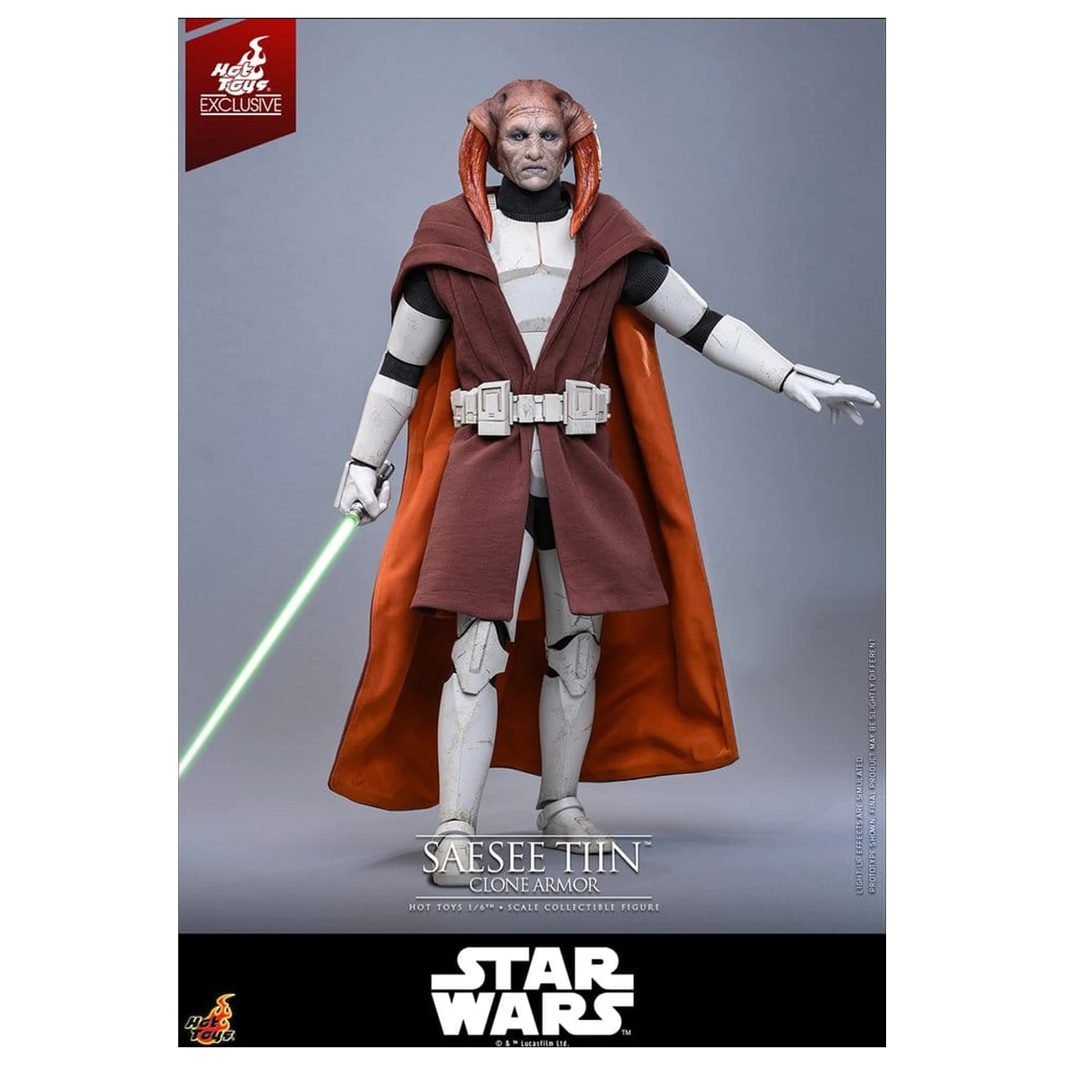 Star Wars: The Clone Wars Television Masterpiece Action Figure 1/6 Saesee Tiin (Clone Armor) 32 cm product photo
