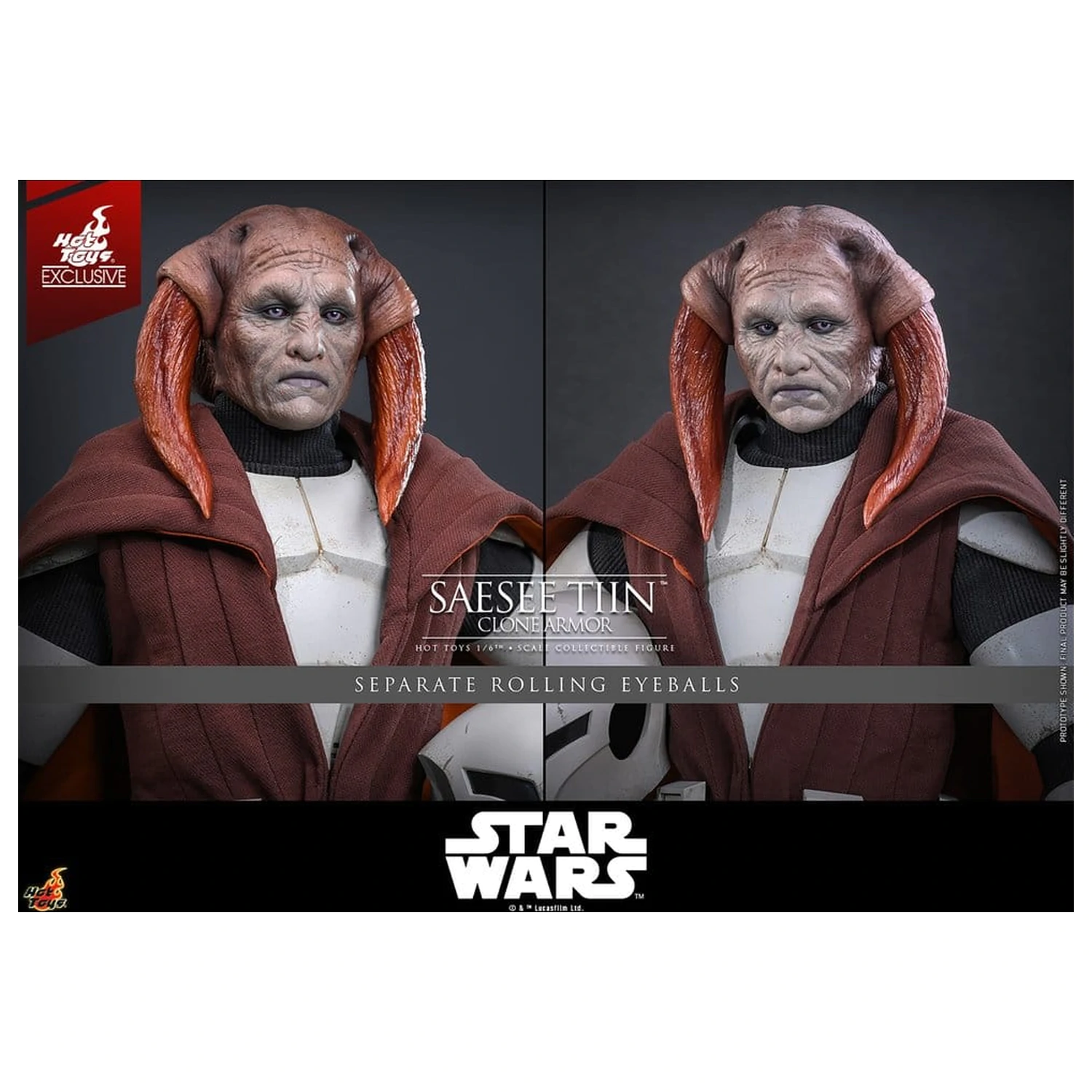 Star Wars: The Clone Wars Television Masterpiece Action Figure 1/6 Saesee Tiin (Clone Armor) 32 cm product photo