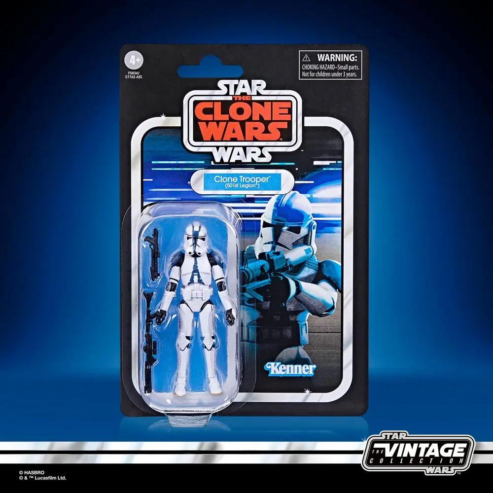 Star Wars: The Clone Wars Vintage Collection Action Figure 2022 Clone Trooper (501st Legion) 10 cm termékfotó