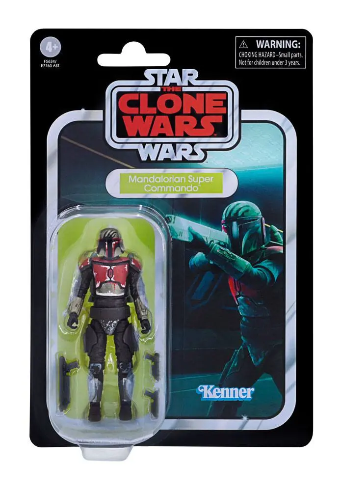 Star Wars: The Clone Wars Vintage Collection Action Figure 2022 Mandalorian Super Commando 10 cm product photo