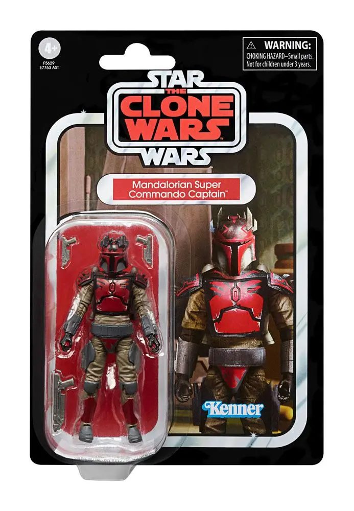 Star Wars: The Clone Wars Vintage Collection Action Figure 2023 Mandalorian Super Commando Captain 10 cm product photo