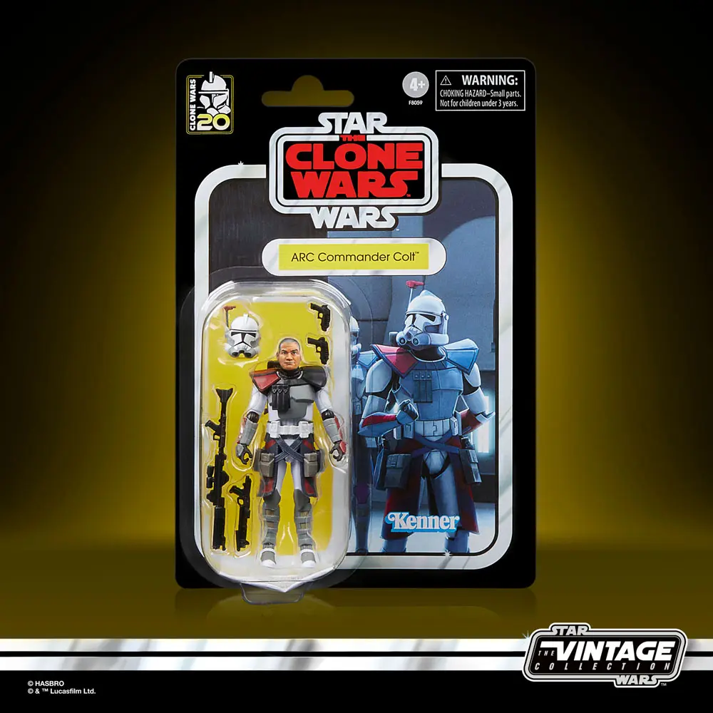 Star Wars: The Clone Wars Vintage Collection Action Figure ARC Commander Colt 10 cm product photo