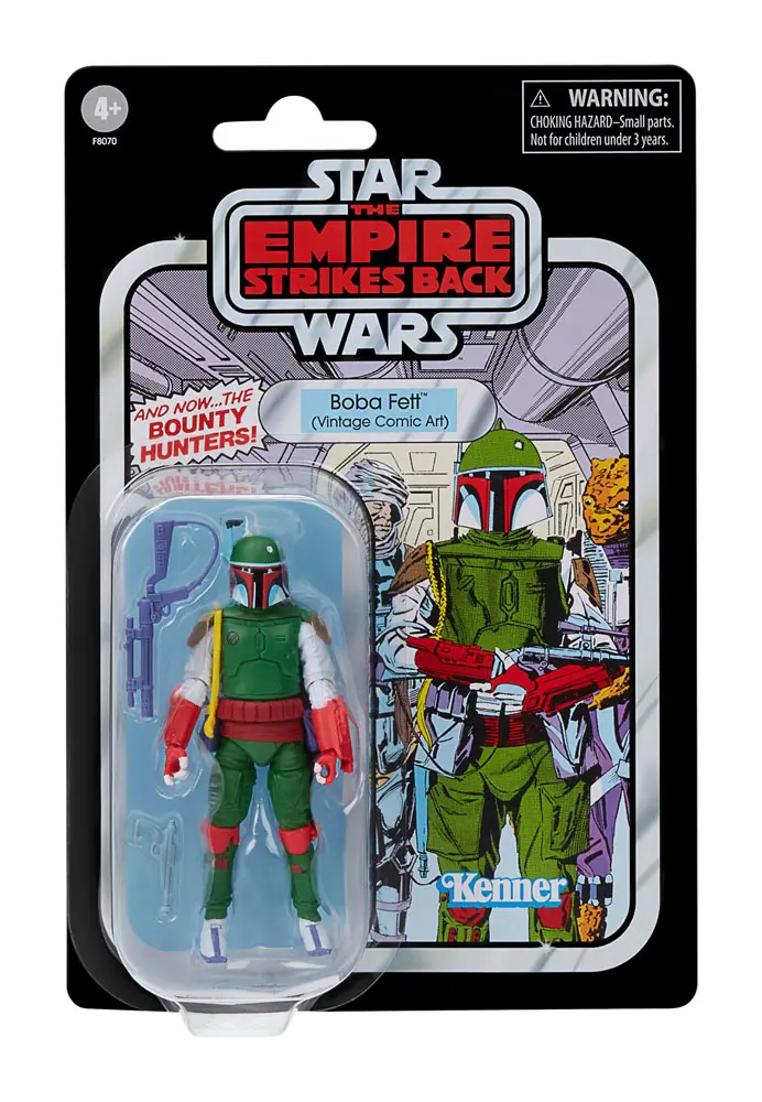 Star Wars: The Empire Strikes Back Vintage Collection Action Figure Boba Fett (Vintage Comic Art) 10 cm product photo