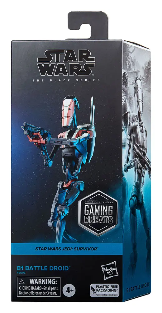 Star Wars: The Force Unleashed Black Series Gaming Greats Action Figure B1 Battle Droid Exclusive 15 cm product photo