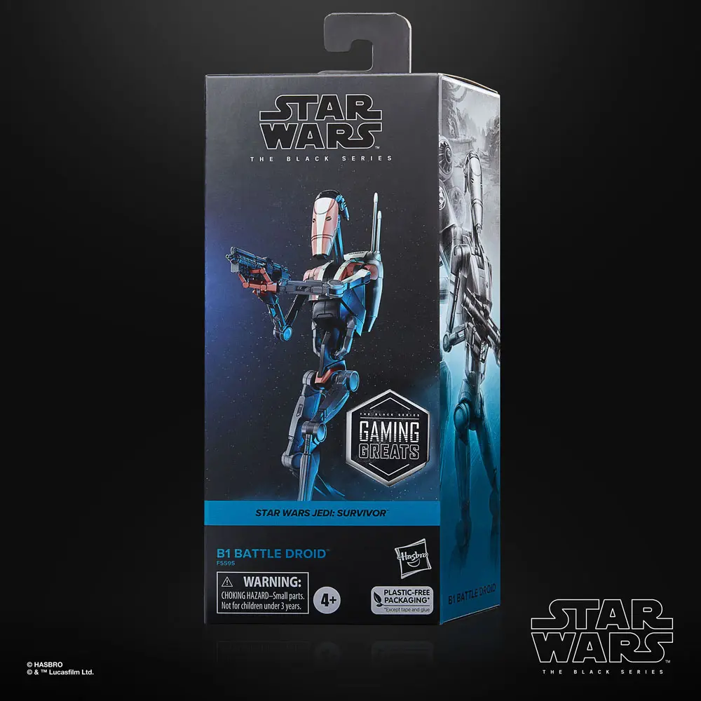 Star Wars: The Force Unleashed Black Series Gaming Greats Action Figure B1 Battle Droid Exclusive 15 cm product photo
