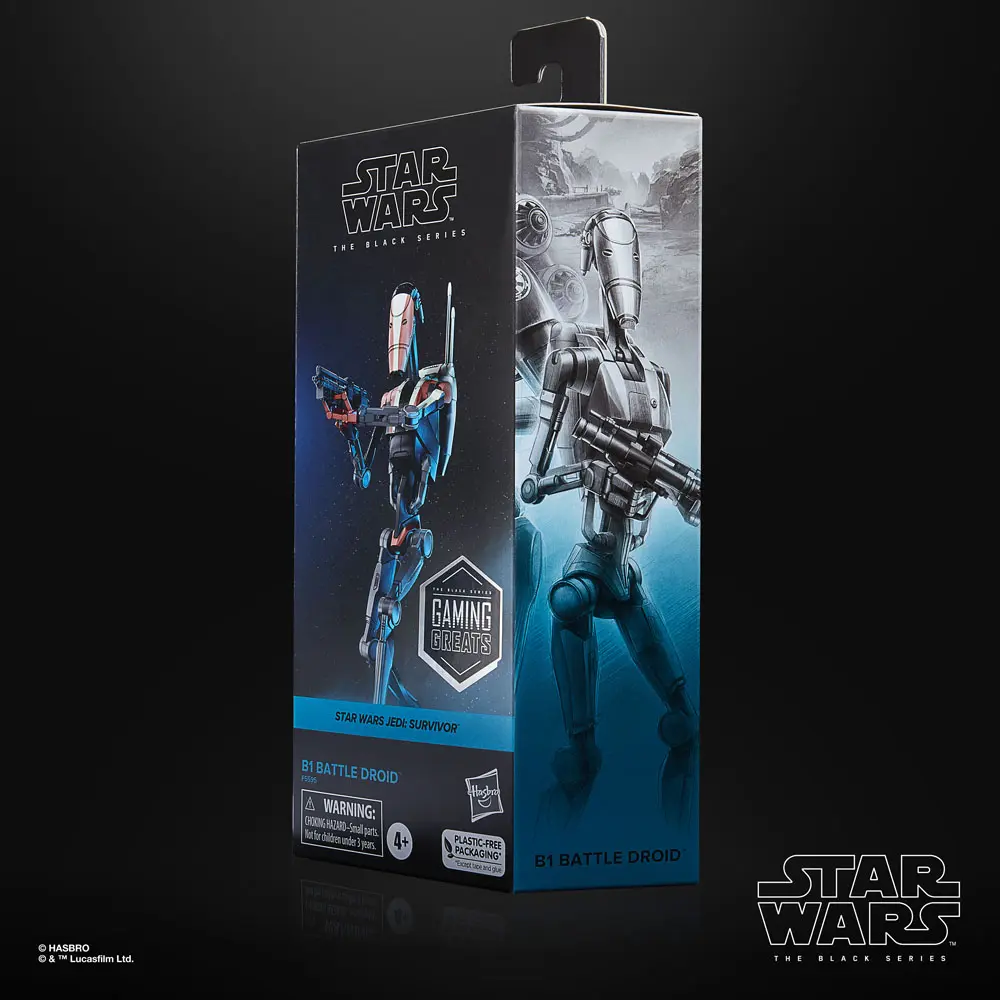 Star Wars: The Force Unleashed Black Series Gaming Greats Action Figure B1 Battle Droid Exclusive 15 cm product photo
