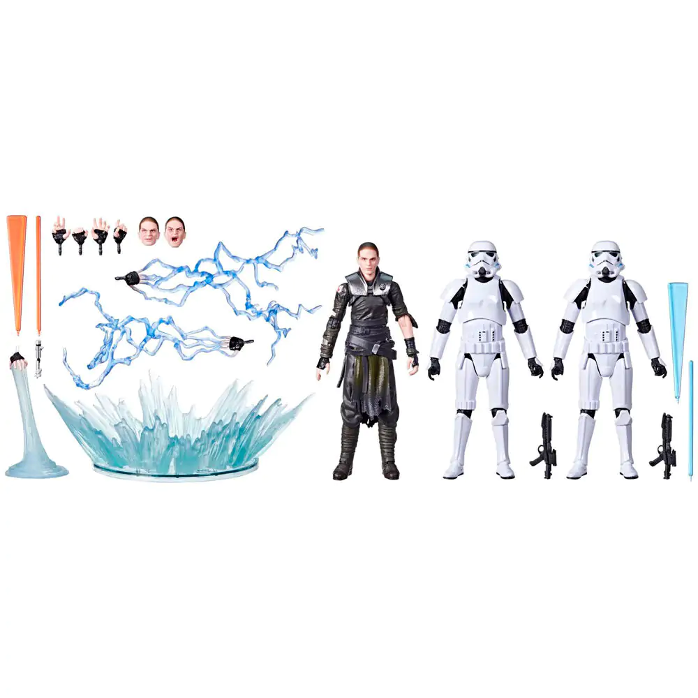 Star Wars The Force Unleashed Starkiller & Stormtroopers figure 15cm product photo