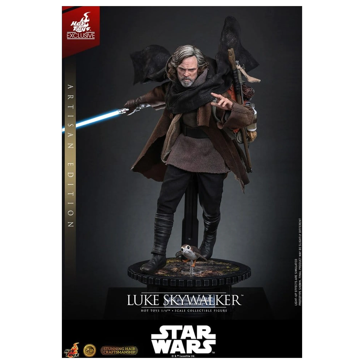 Star Wars: The Last Jedi Movie Masterpiece Action Figure 1/6 Luke Skywalker (Artisan Edition) 29 cm product photo