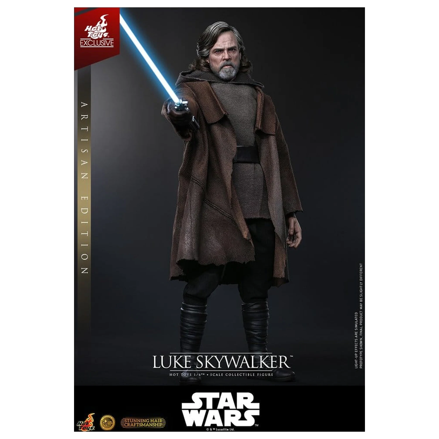 Star Wars: The Last Jedi Movie Masterpiece Action Figure 1/6 Luke Skywalker (Artisan Edition) 29 cm product photo