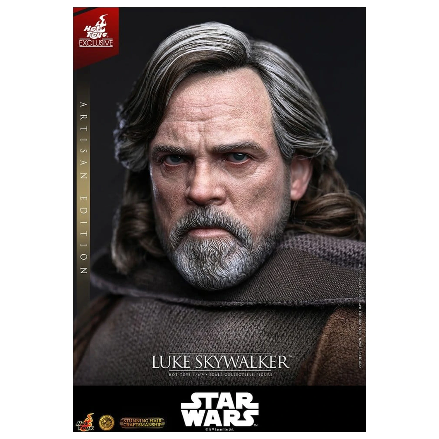 Star Wars: The Last Jedi Movie Masterpiece Action Figure 1/6 Luke Skywalker (Artisan Edition) 29 cm product photo