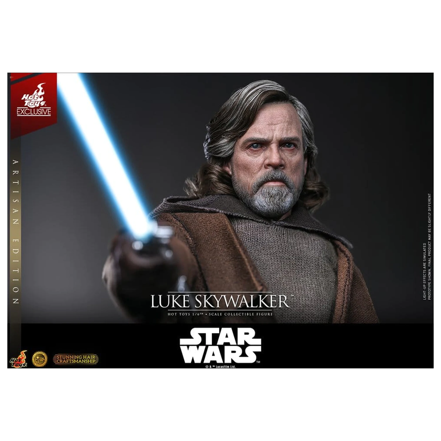 Star Wars: The Last Jedi Movie Masterpiece Action Figure 1/6 Luke Skywalker (Artisan Edition) 29 cm product photo