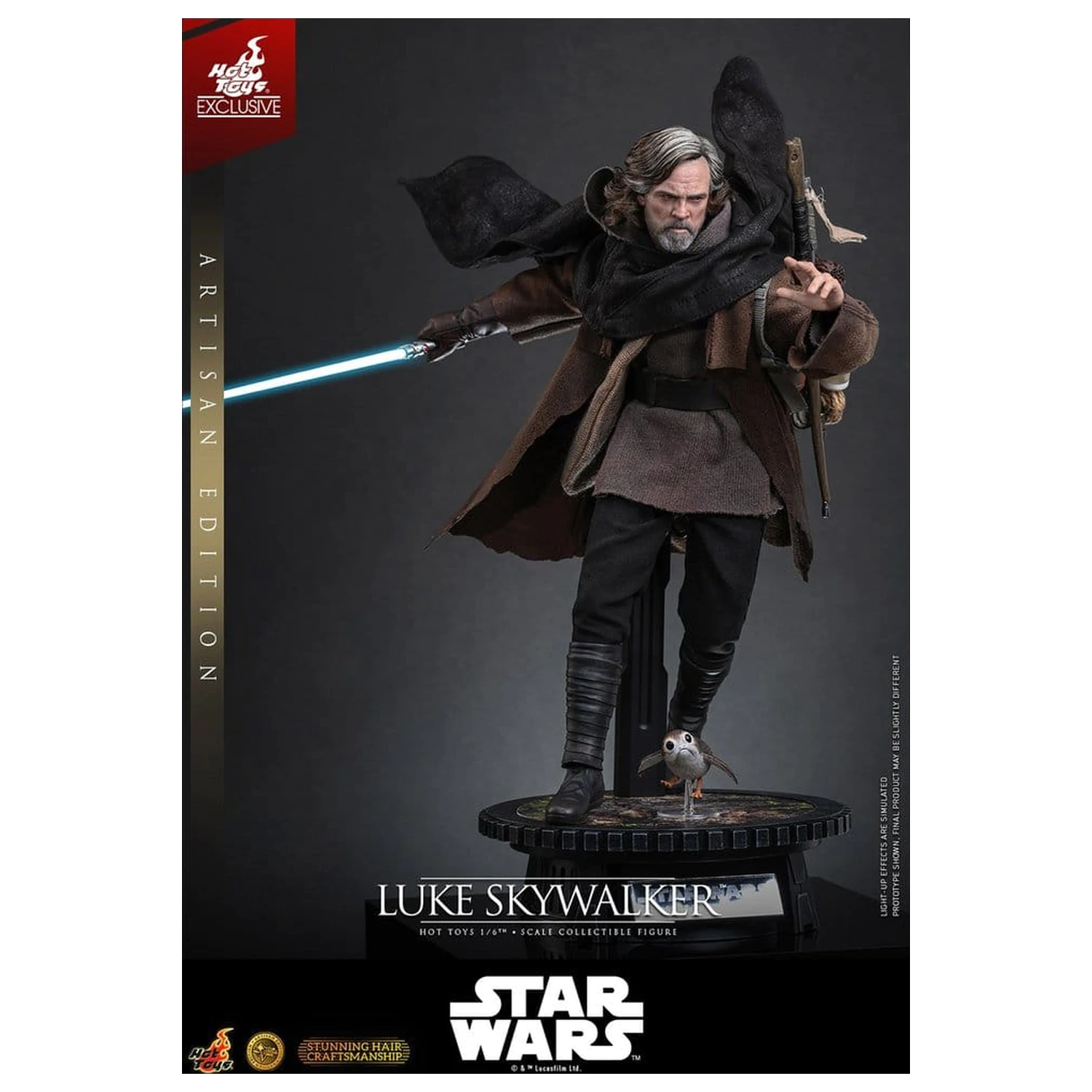 Star Wars: The Last Jedi Movie Masterpiece Action Figure 1/6 Luke Skywalker (Artisan Edition) 29 cm product photo