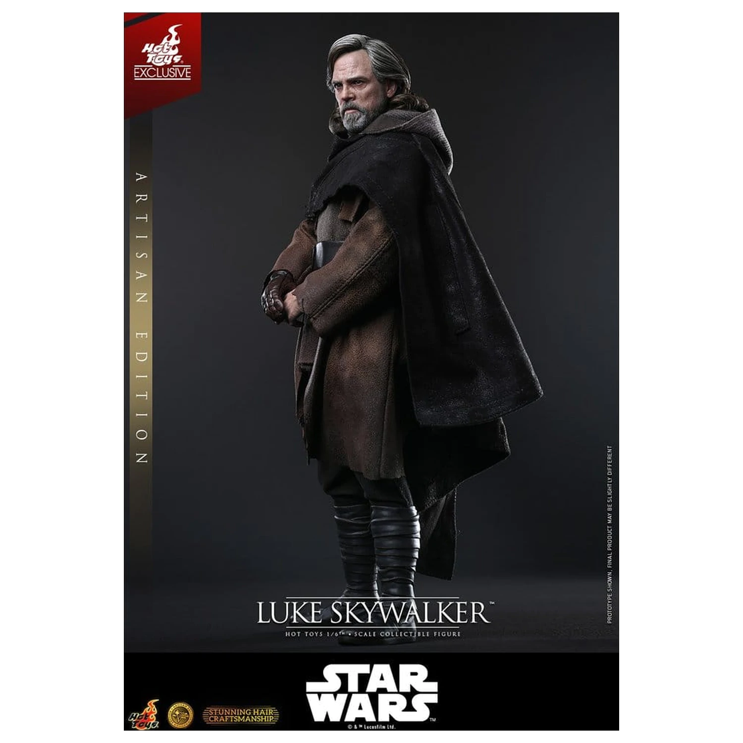 Star Wars: The Last Jedi Movie Masterpiece Action Figure 1/6 Luke Skywalker (Artisan Edition) 29 cm product photo