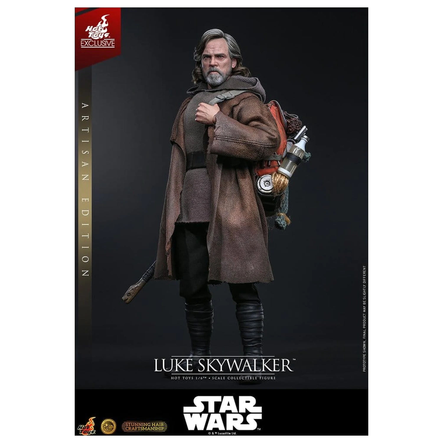 Star Wars: The Last Jedi Movie Masterpiece Action Figure 1/6 Luke Skywalker (Artisan Edition) 29 cm product photo
