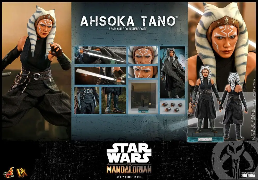 Star Wars The Mandalorian Action Figure 1/6 Ahsoka Tano 29 cm product photo