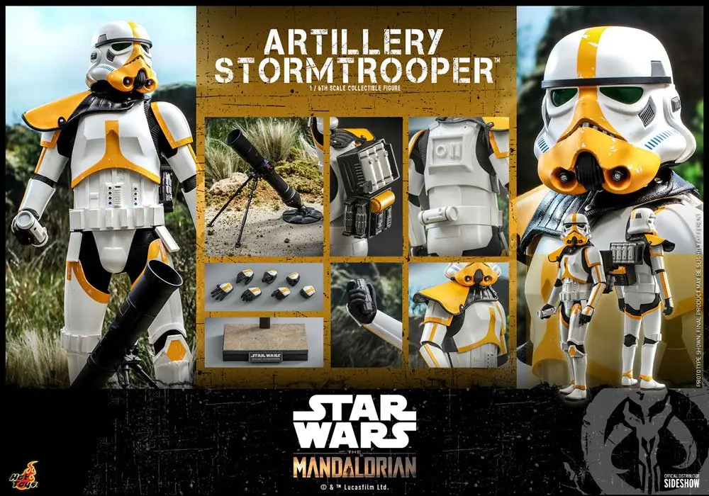 Star Wars The Mandalorian Action Figure 1/6 Artillery Stormtrooper 30 cm product photo