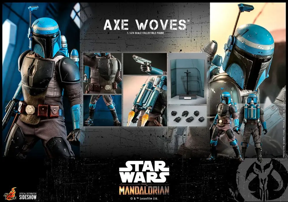 Star Wars The Mandalorian Action Figure 1/6 Axe Woves 30 cm product photo