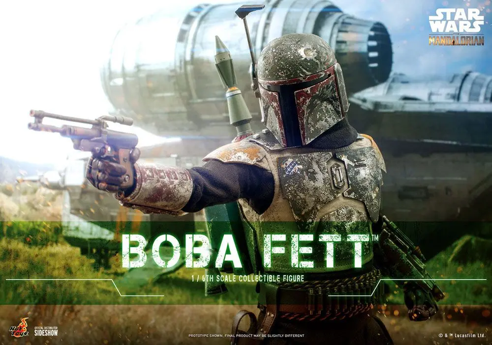 Star Wars The Mandalorian Action Figure 1/6 Boba Fett 30 cm termékfotó