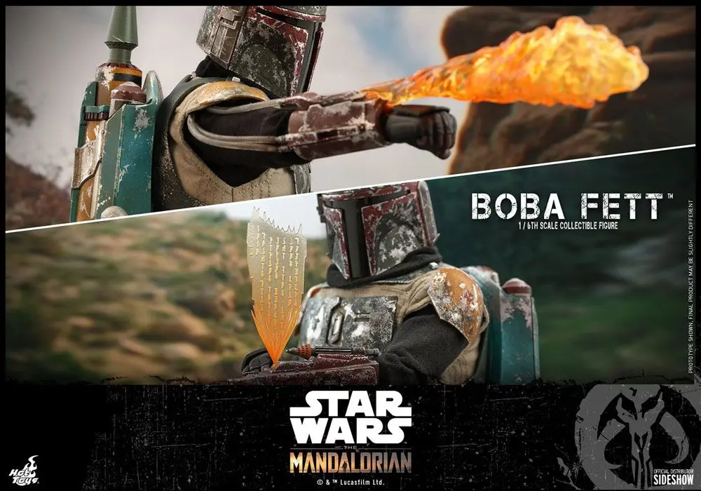 Star Wars The Mandalorian Action Figure 1/6 Boba Fett 30 cm termékfotó