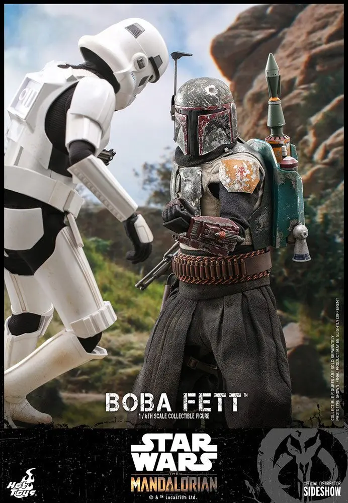 Star Wars The Mandalorian Action Figure 1/6 Boba Fett 30 cm termékfotó