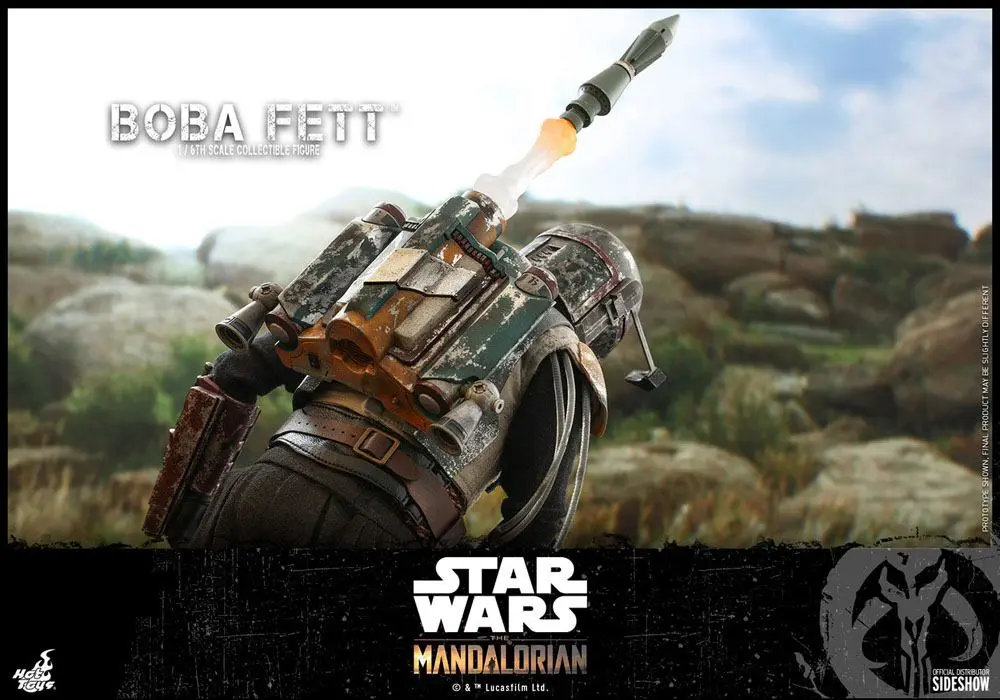 Star Wars The Mandalorian Action Figure 1/6 Boba Fett 30 cm termékfotó