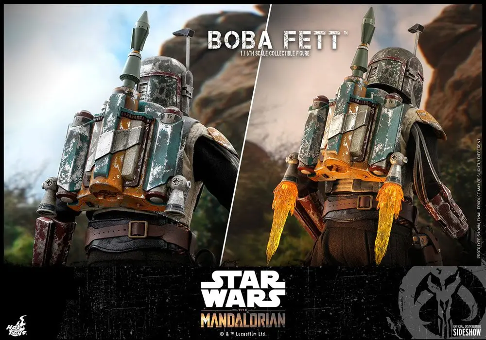 Star Wars The Mandalorian Action Figure 1/6 Boba Fett 30 cm termékfotó