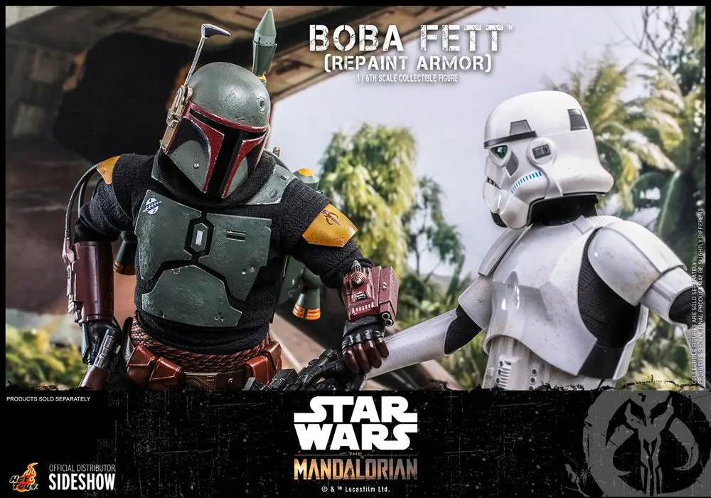 Star Wars The Mandalorian Action Figure 1/6 Boba Fett (Repaint Armor) 30 cm termékfotó