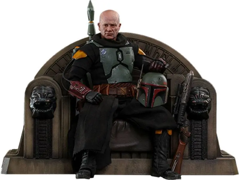 Star Wars The Mandalorian Action Figure 1/6 Boba Fett (Repaint Armor) and Throne 30 cm termékfotó