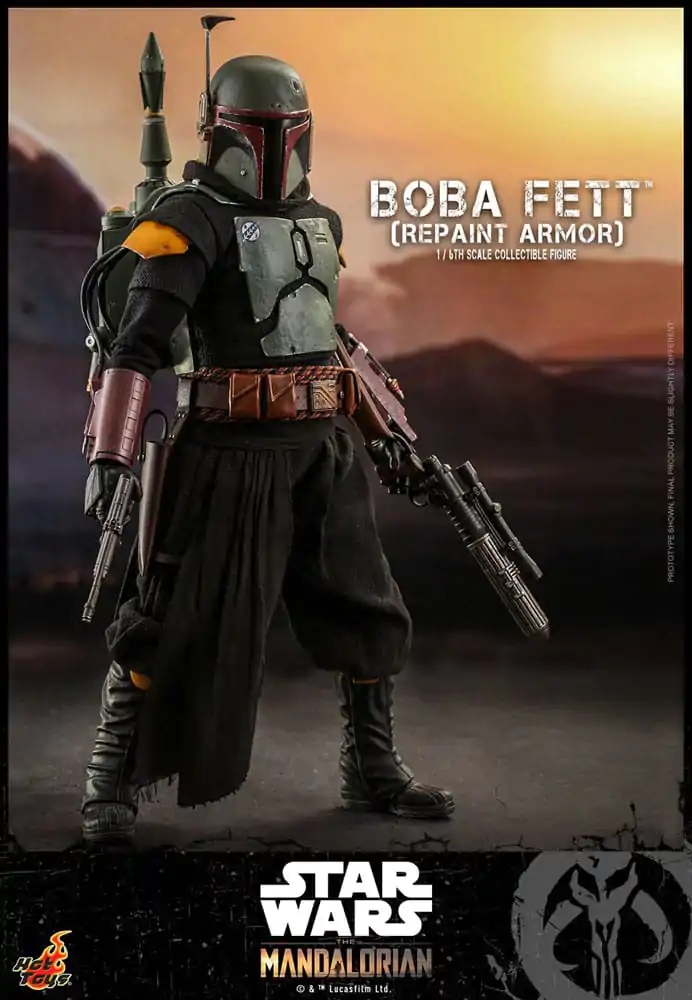 Star Wars: The Mandalorian Action Figure 1/6 Boba Fett Repaint Armor Special Edition 30 cm product photo