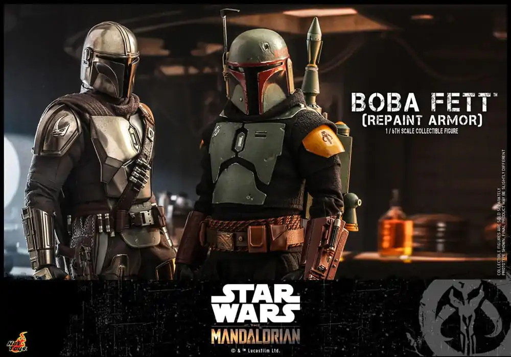 Star Wars: The Mandalorian Action Figure 1/6 Boba Fett Repaint Armor Special Edition 30 cm product photo