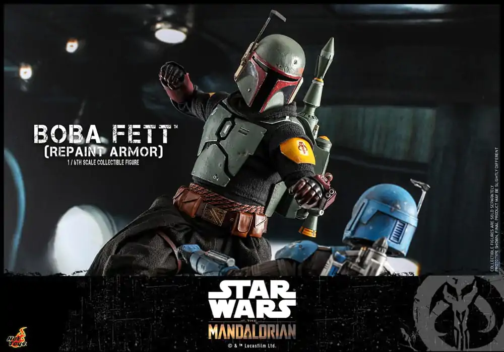 Star Wars: The Mandalorian Action Figure 1/6 Boba Fett Repaint Armor Special Edition 30 cm product photo